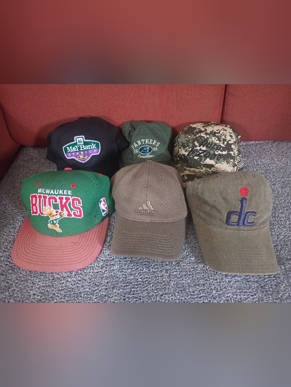 NBA, MLB, NFL Hat Lot